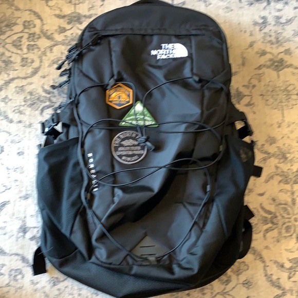 The North Face Borealis Black Patch Backpack